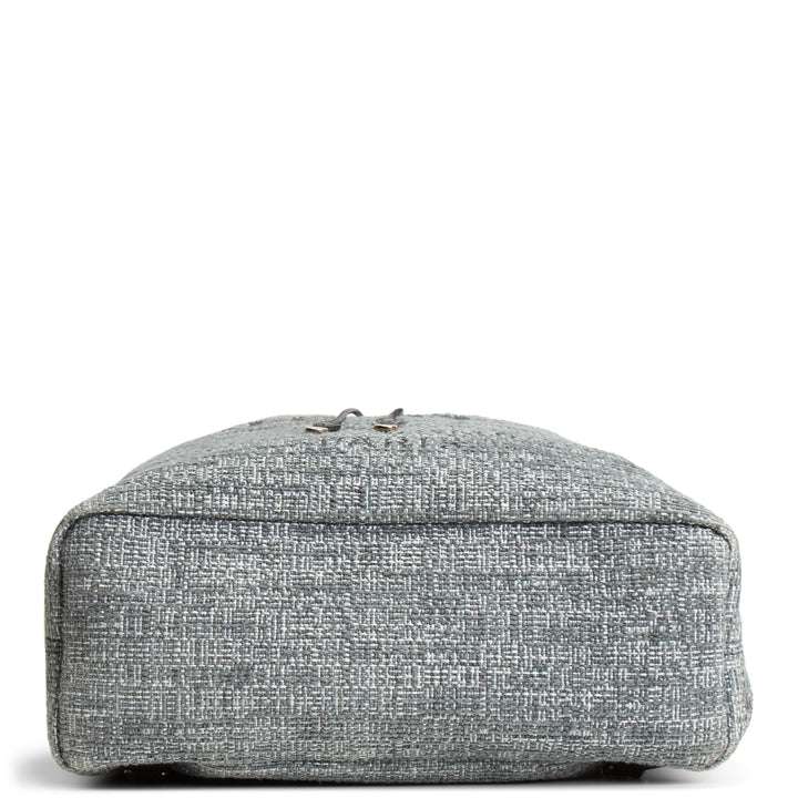 CHANEL Tweed Deauville Backpack - Gray