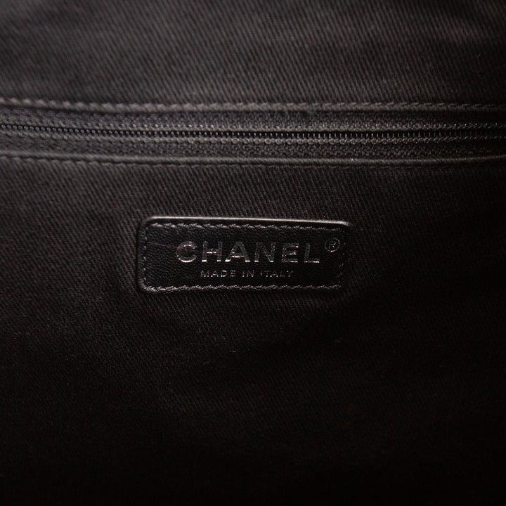 CHANEL Tweed Deauville Backpack - Gray