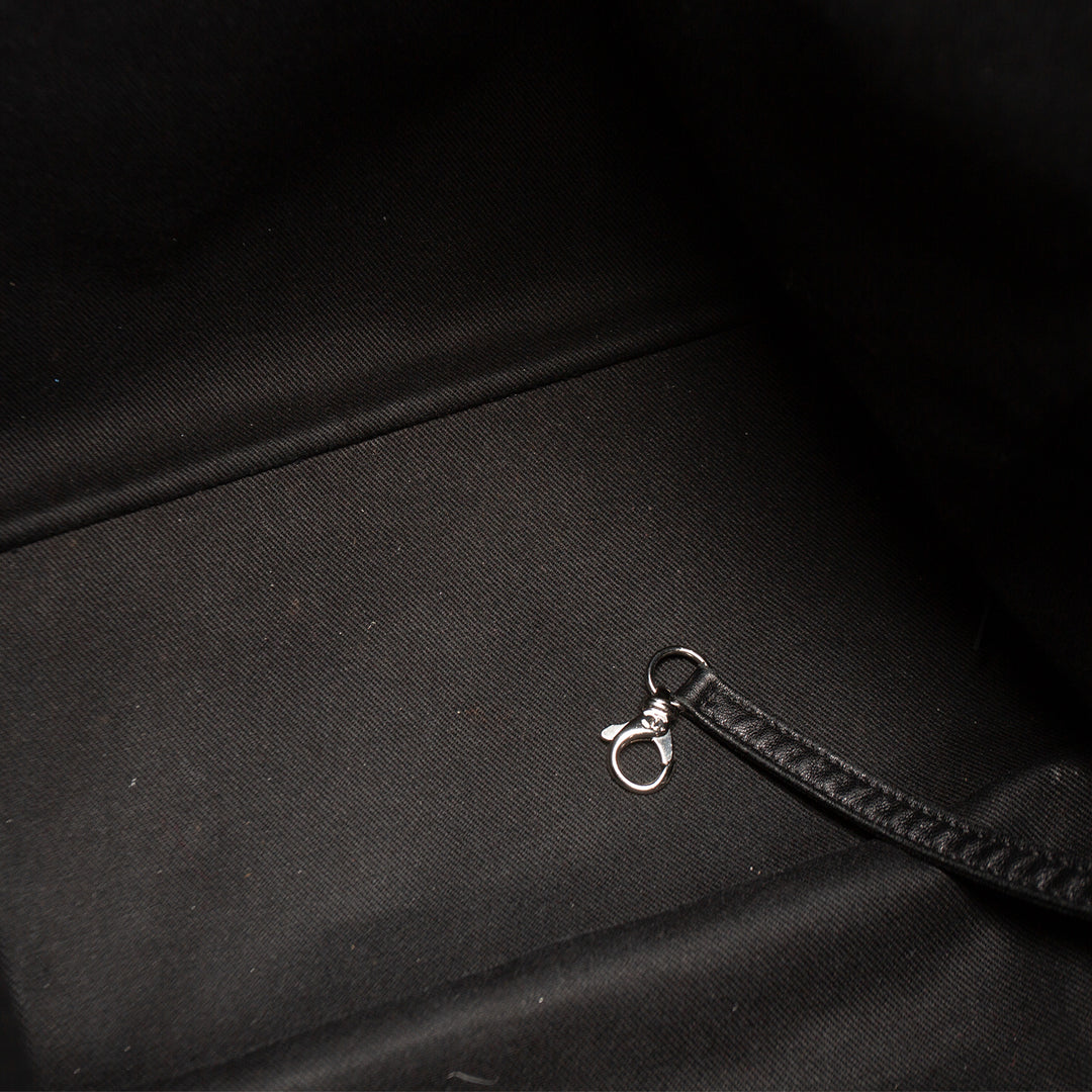 CHANEL Tweed Deauville Backpack - Gray