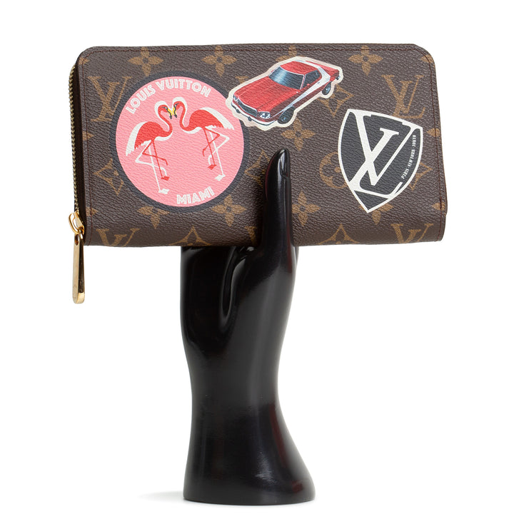 LOUIS VUITTON Monogram World Tour Zippy Wallet