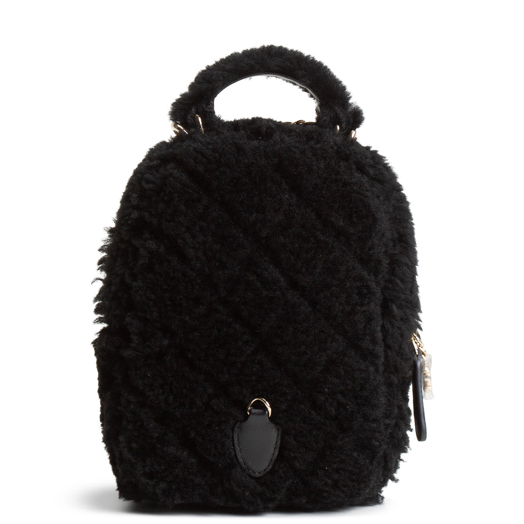 CHANEL Shearling Mini Backpack