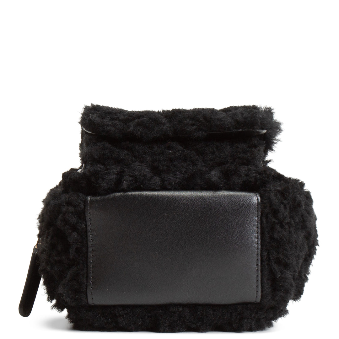 CHANEL Shearling Mini Backpack