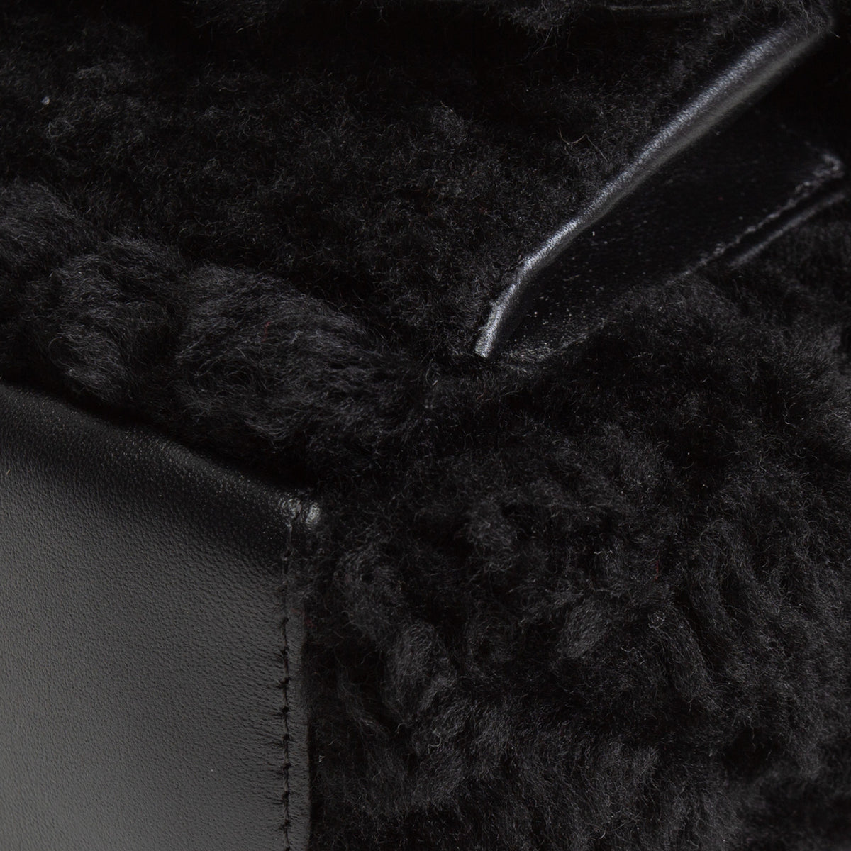 CHANEL Shearling Mini Backpack