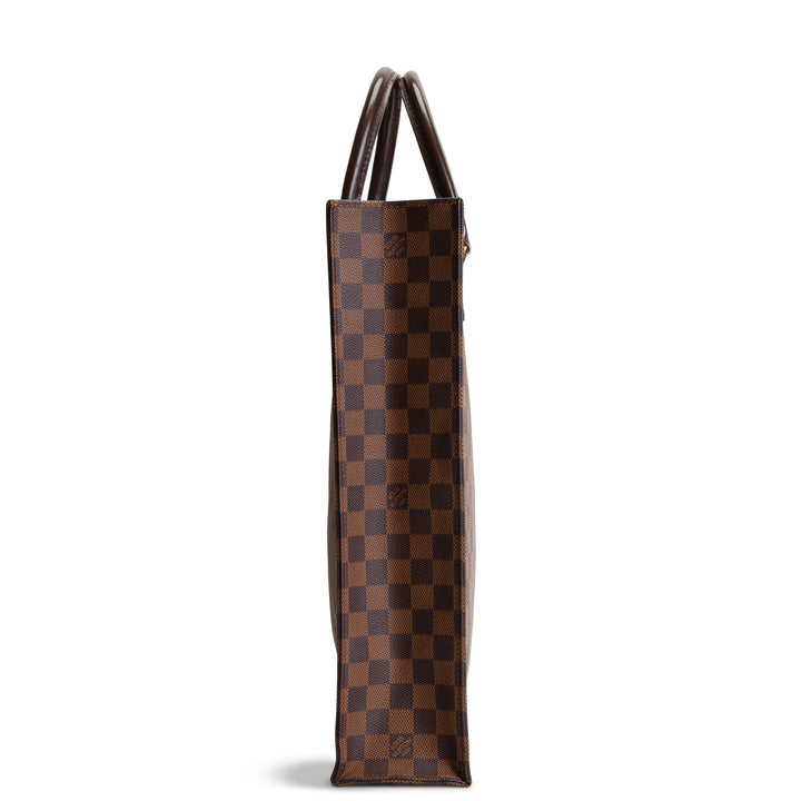 LOUIS VUITTON Damier Ebene Sac Plat GM
