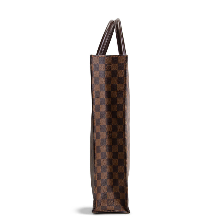 LOUIS VUITTON Damier Ebene Sac Plat GM