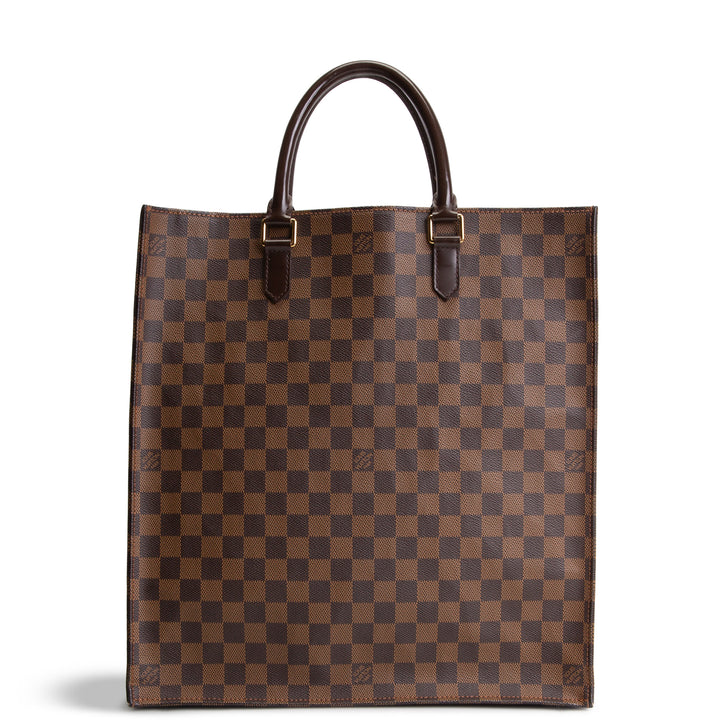 LOUIS VUITTON Damier Ebene Sac Plat GM