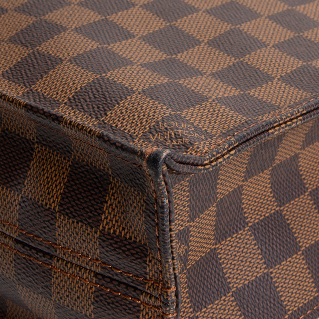 LOUIS VUITTON Damier Ebene Sac Plat GM