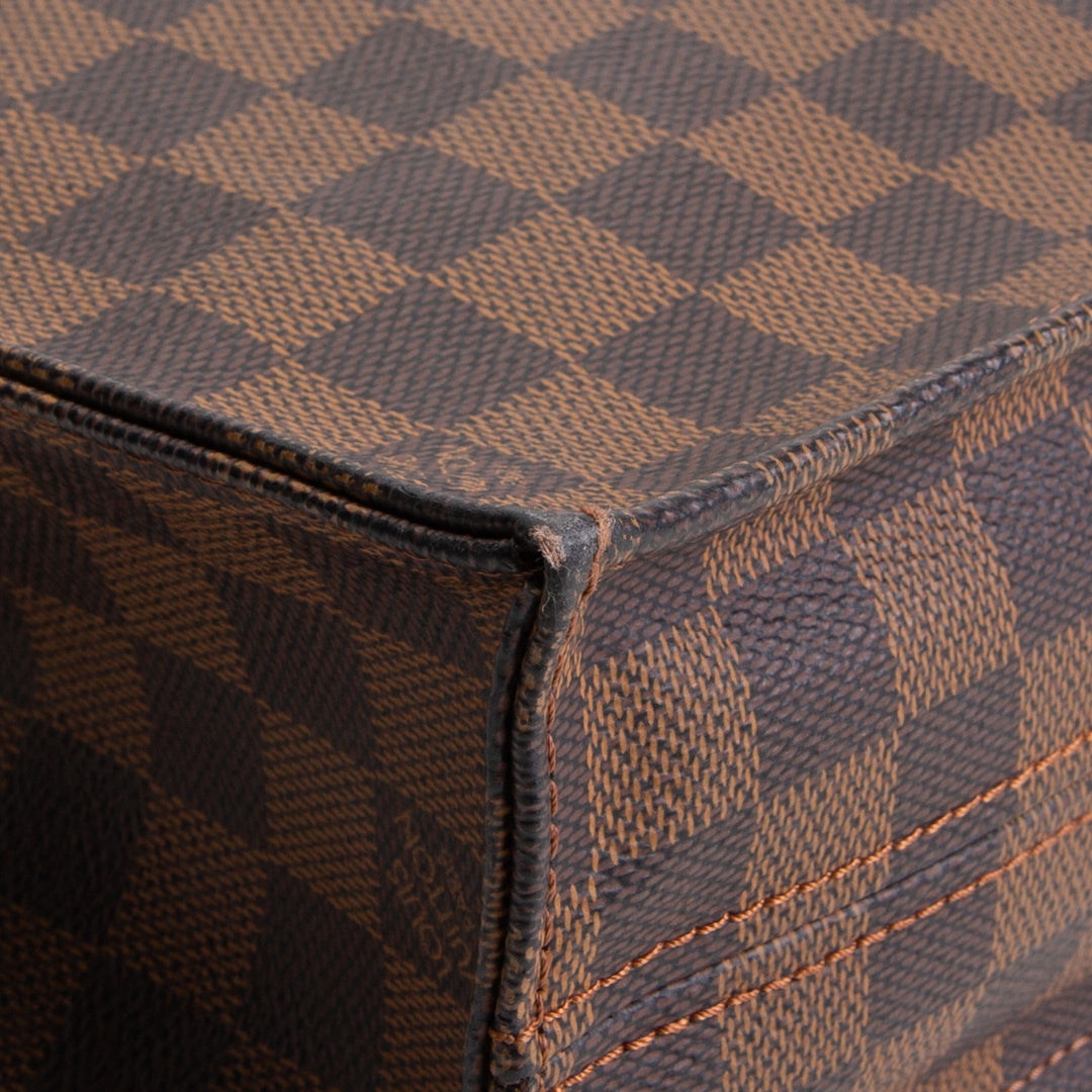 LOUIS VUITTON Damier Ebene Sac Plat GM