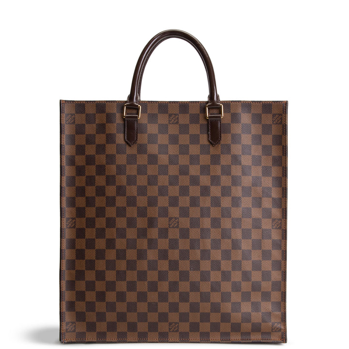 LOUIS VUITTON Damier Ebene Sac Plat GM