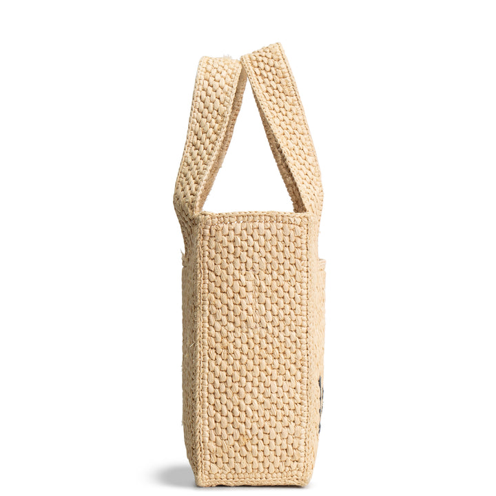 LOEWE Raffia Mini Font Tote - Neutral