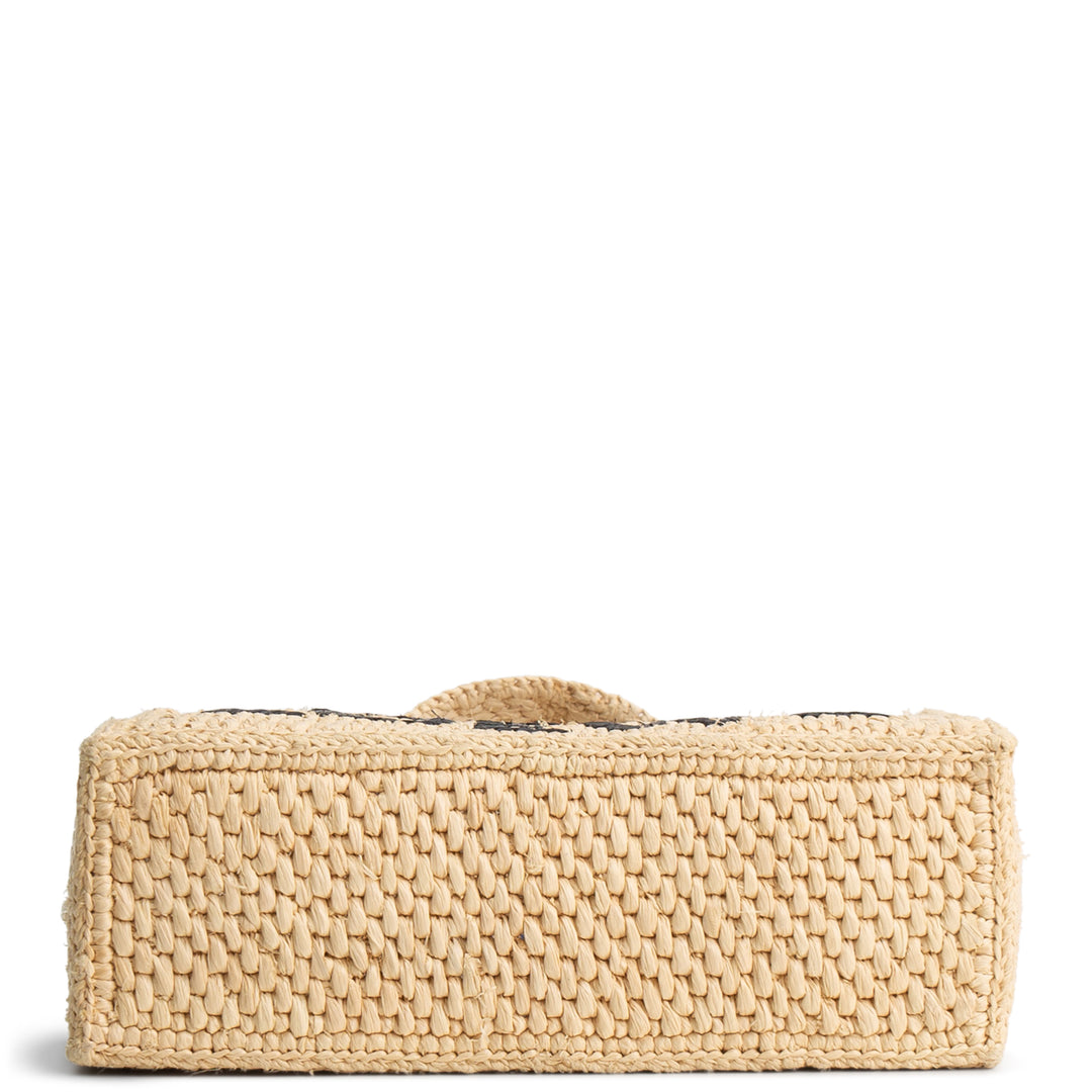 LOEWE Raffia Mini Font Tote - Neutral