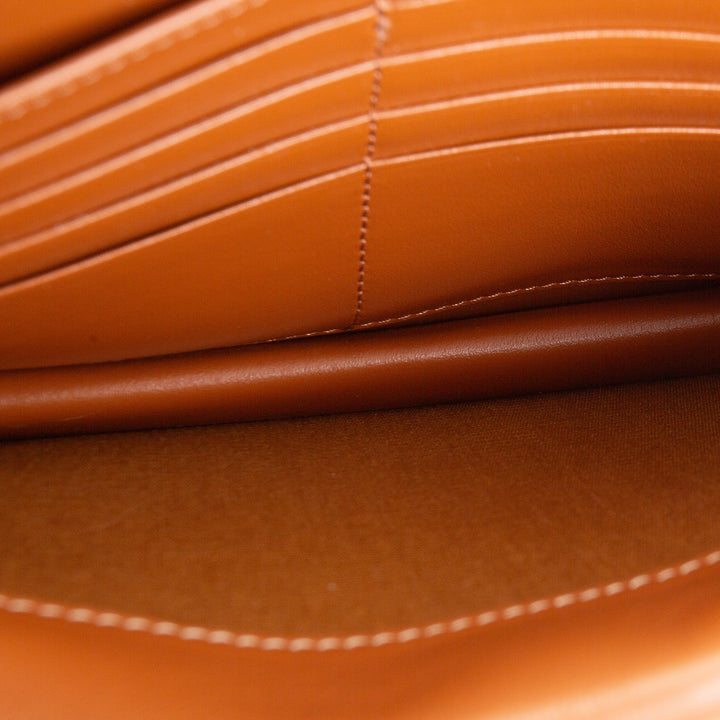 CELINE Triomphe Wallet on Strap - Brown