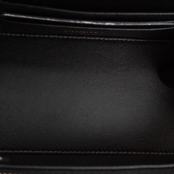 CHANEL Long Vanity w/ Heart Locket Chain - Black