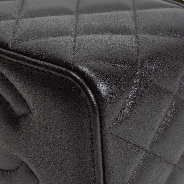 CHANEL Long Vanity w/ Heart Locket Chain - Black