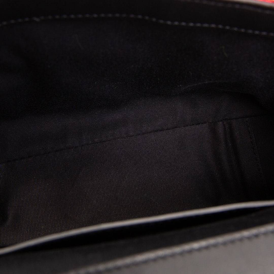 SAINT LAURENT Matelasse Monogram Metallic Rainbow Bag - Medium