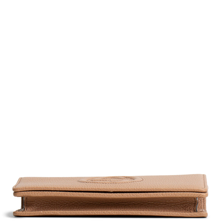 GUCCI Interlocking G Soho Chain Bag - Nude