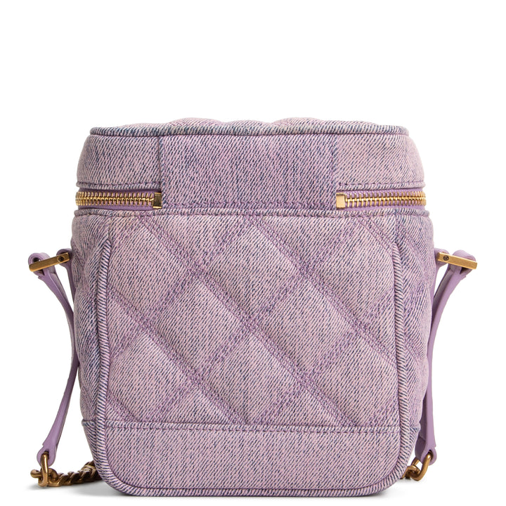 SAINT LAURENT Denim 80's Vanity Shoulder Bag