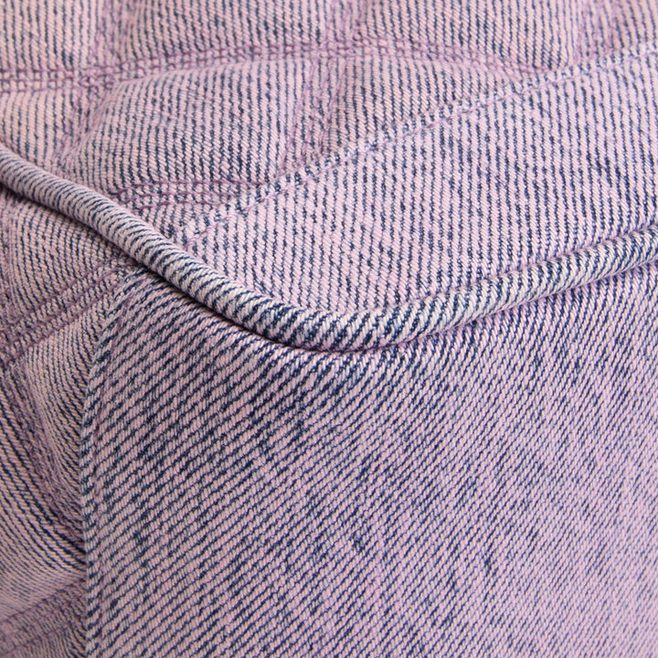 SAINT LAURENT Denim 80's Vanity Shoulder Bag