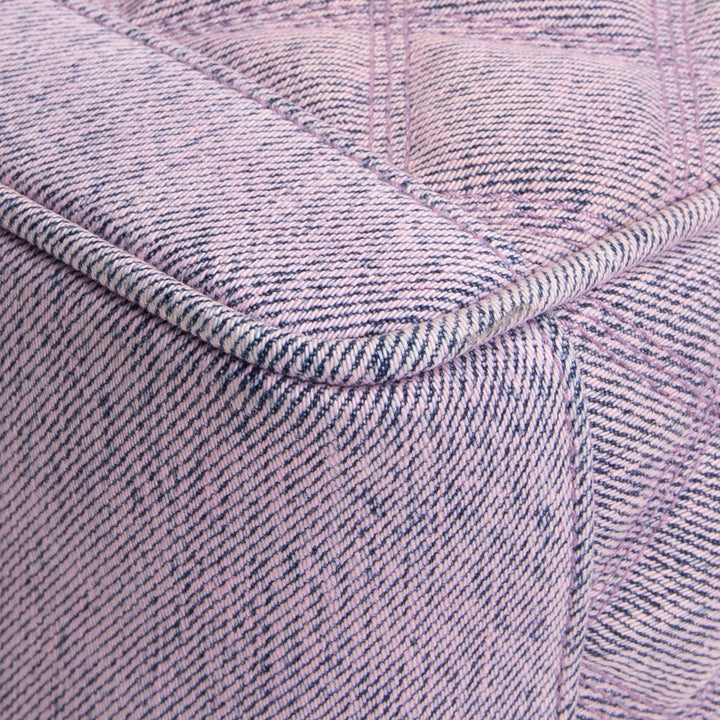 SAINT LAURENT Denim 80's Vanity Shoulder Bag