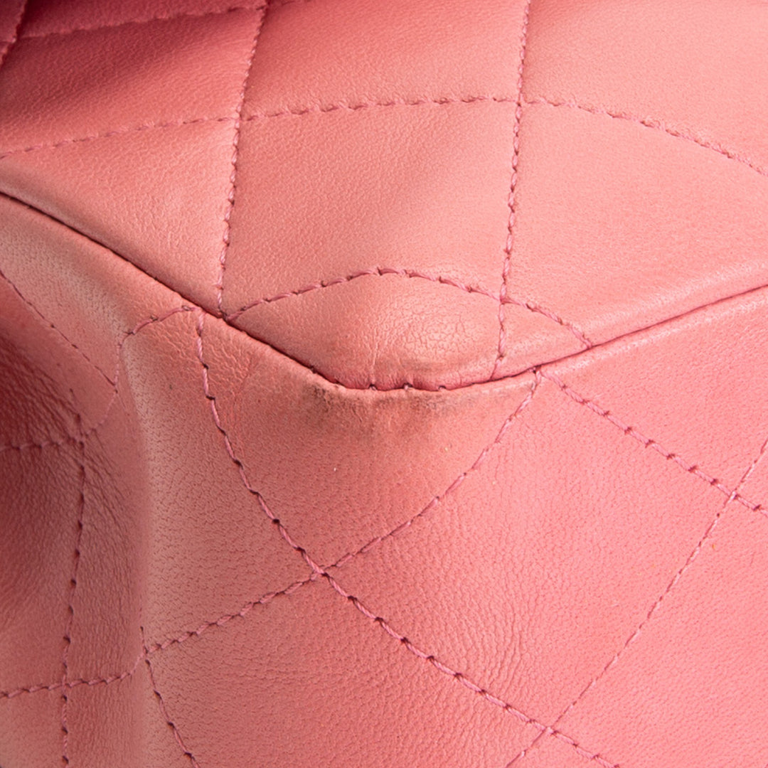 CHANEL Medium Double Flap - Pink OUTLET FINAL SALE