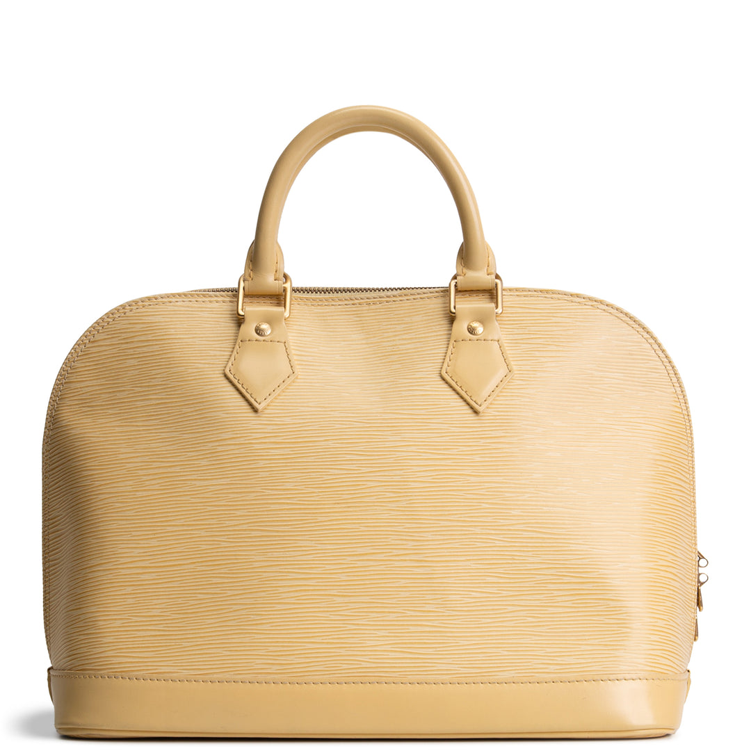 LOUIS VUITTON Vintage Epi Alma PM - Yellow