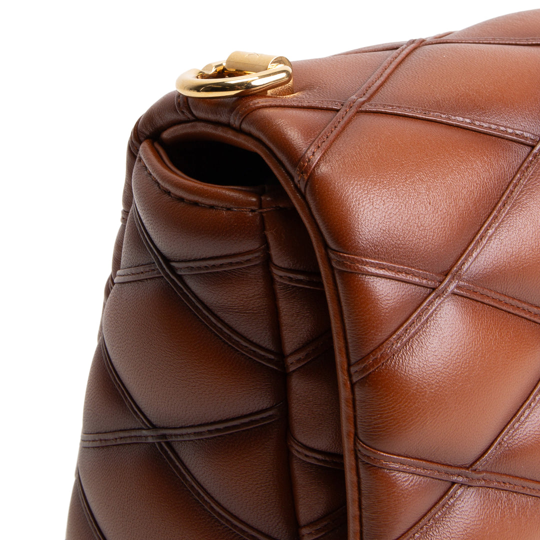 LOUIS VUITTON Quilted GO-14 MM- Brown