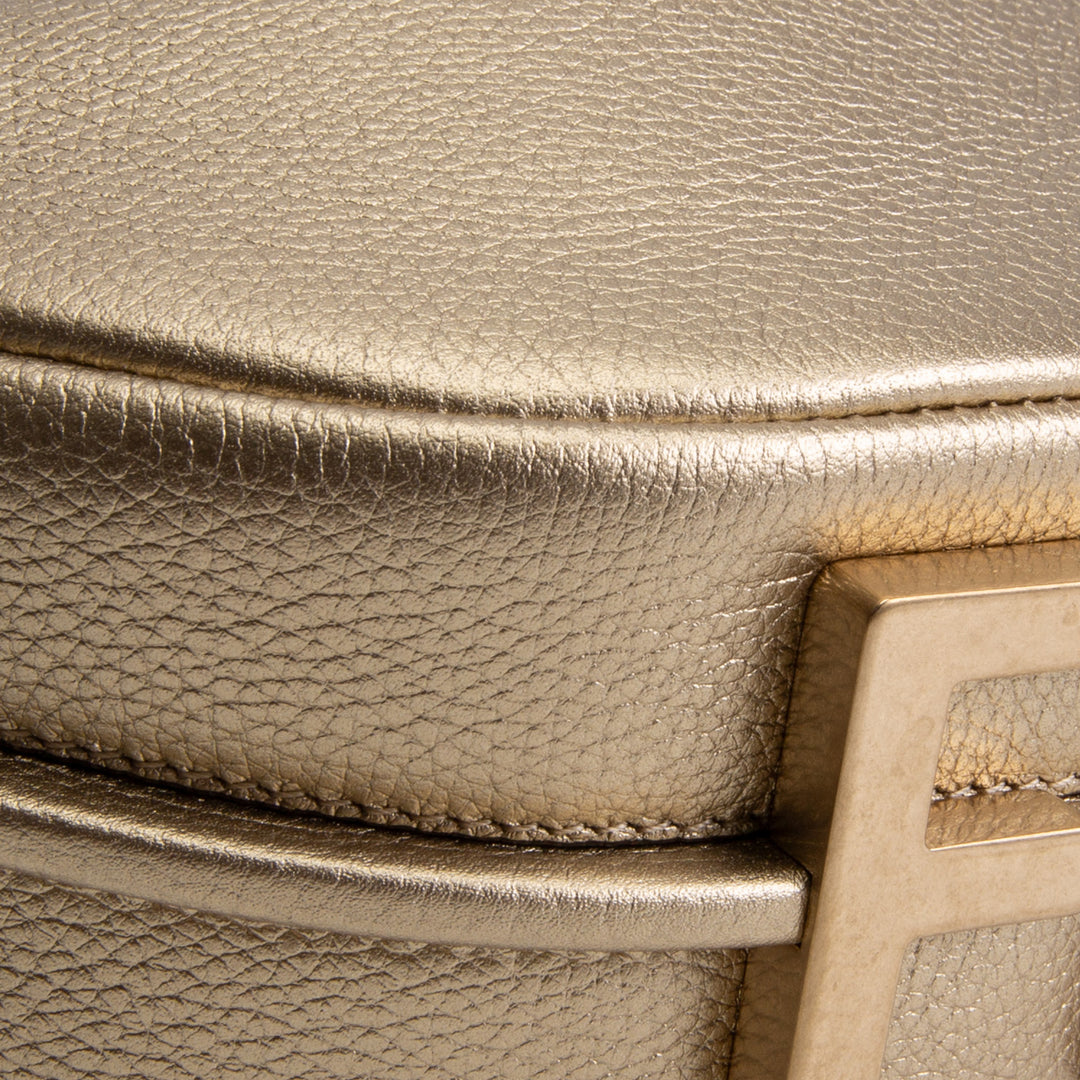 FENDI Fendigraphy Mini Shoulder Bag - Gold