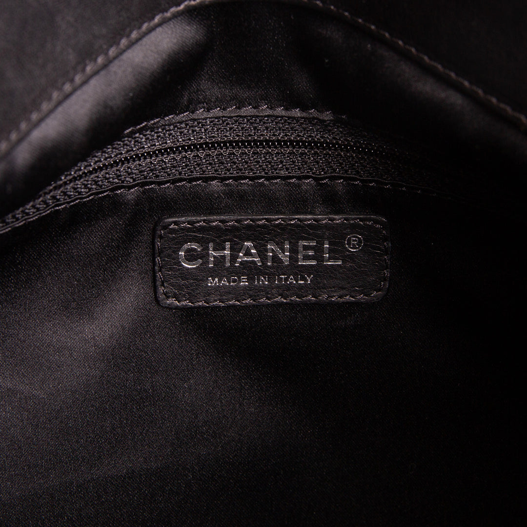 CHANEL Hamptons CC Fold Over Clutch - Black OUTLET FINAL SALE