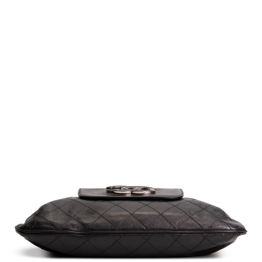CHANEL Hamptons CC Fold Over Clutch - Black OUTLET FINAL SALE