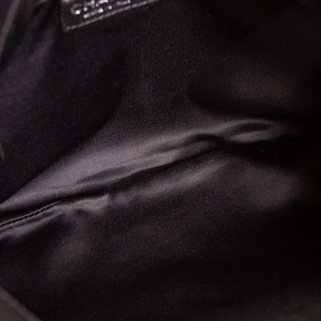 CHANEL Hamptons CC Fold Over Clutch - Black OUTLET FINAL SALE