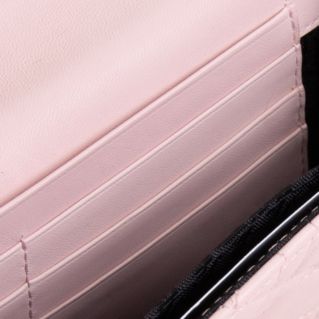 DIOR Vintage Cannage Wristlet - Pink