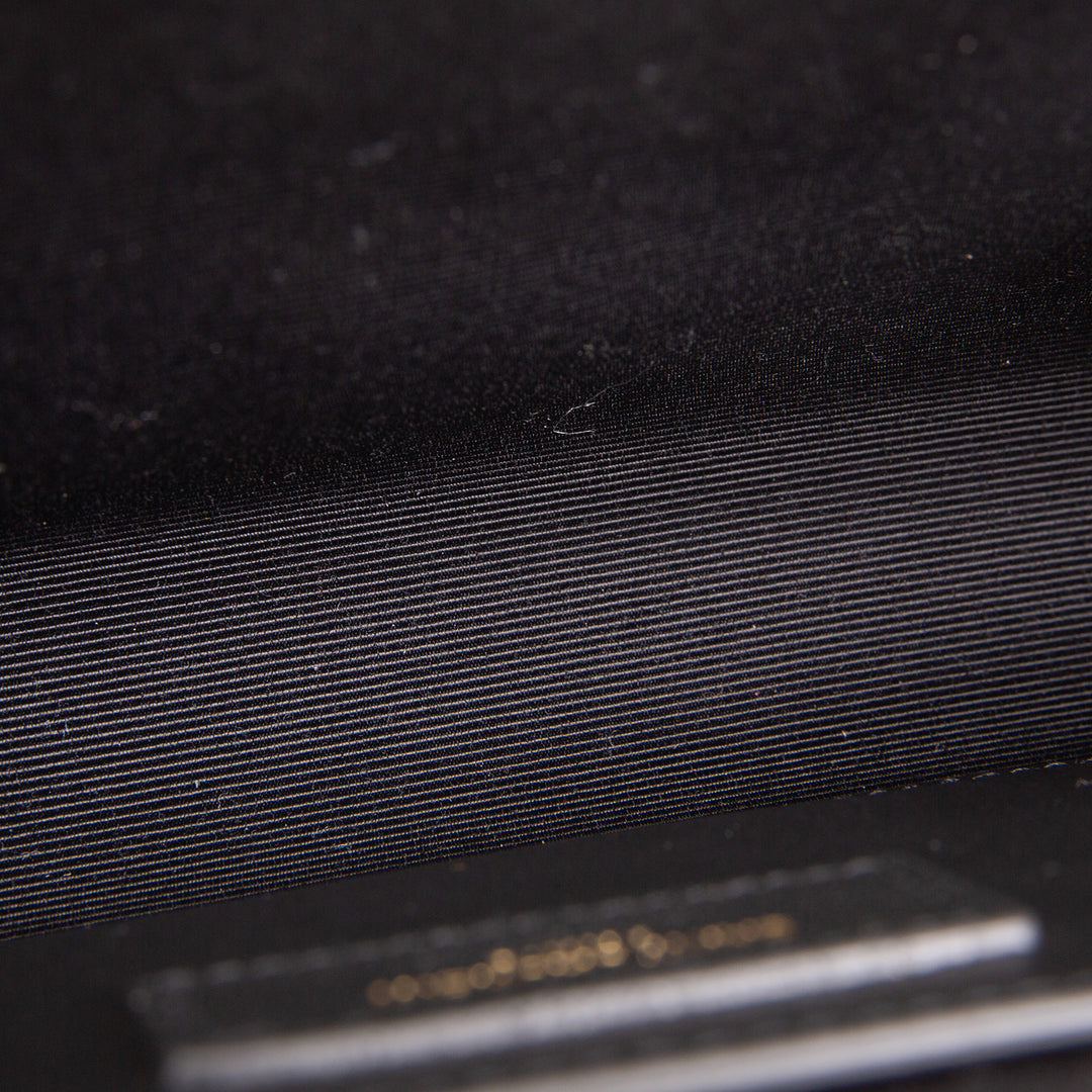 SAINT LAURENT Grain de Poudre Kate Clutch - Bone