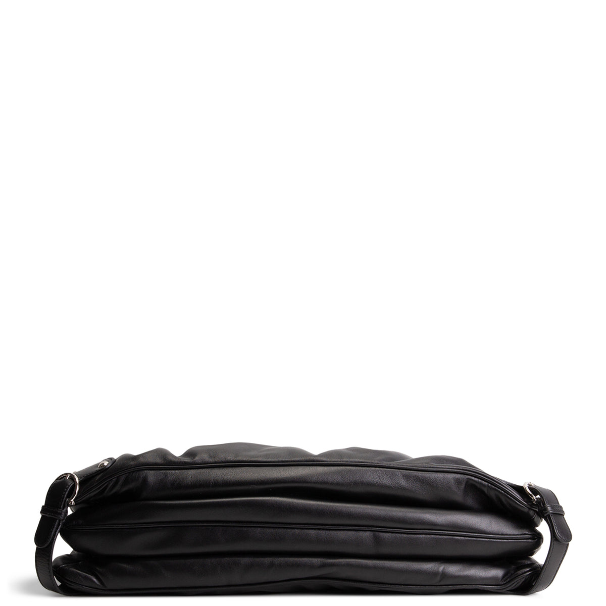 SALVATORE FERRAGAMO XL Leather Shoulder Bag - Black