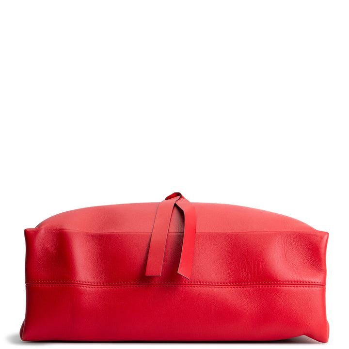 VALENTINO V-Logo Leather Tote