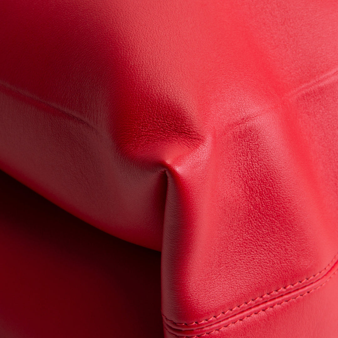 VALENTINO V-Logo Leather Tote