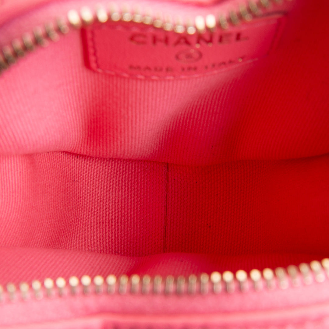 CHANEL CC In love Heart Bag Quilted Lambskin - Pink