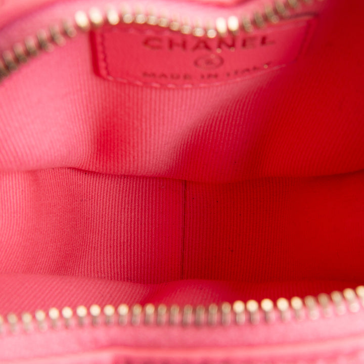CHANEL CC In love Heart Bag Quilted Lambskin - Pink