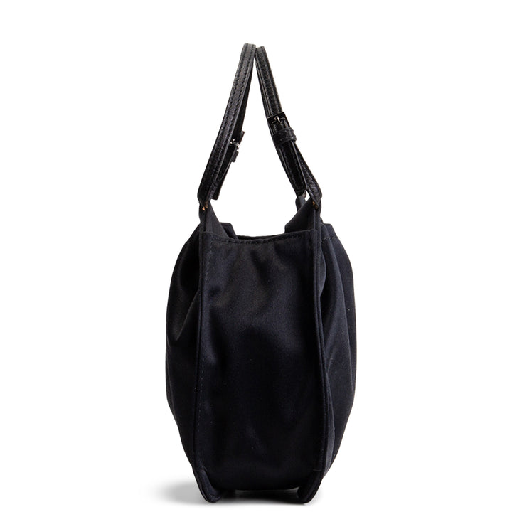 GUCCI Mini Black Silk Drawstring Handbag OUTLET FINAL SALE