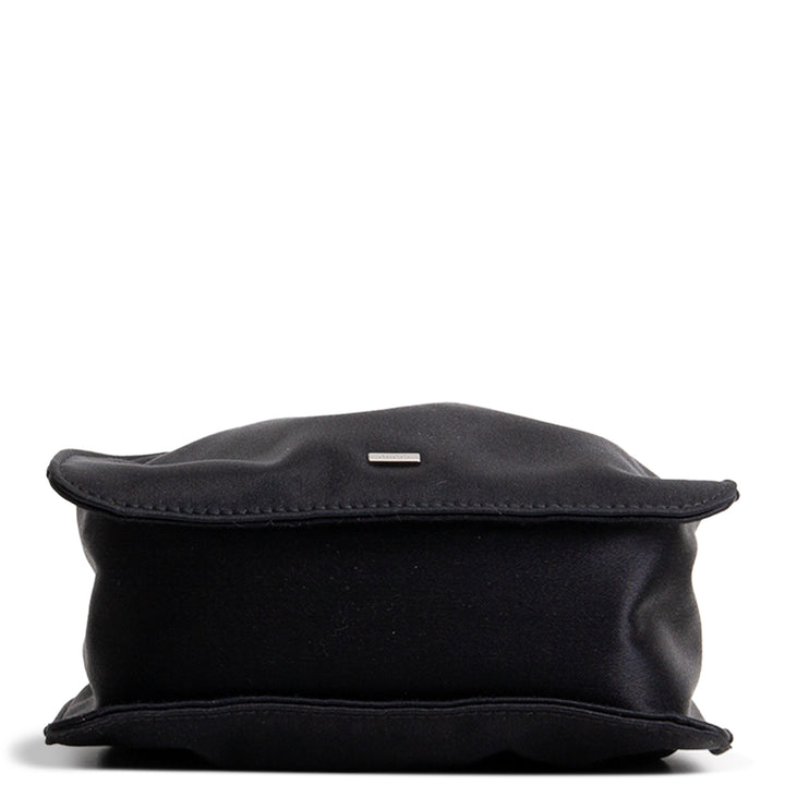 GUCCI Mini Black Silk Drawstring Handbag OUTLET FINAL SALE