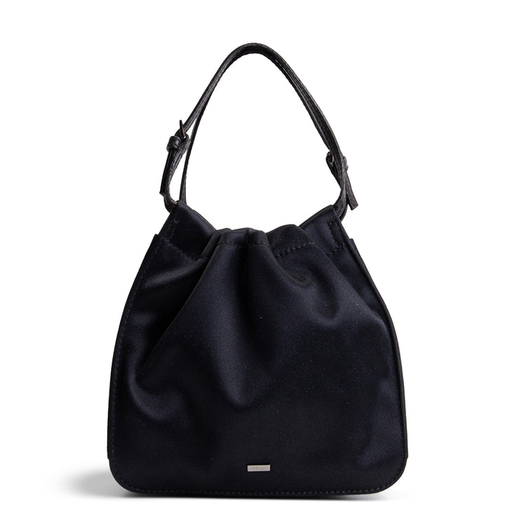 GUCCI Mini Black Silk Drawstring Handbag OUTLET FINAL SALE