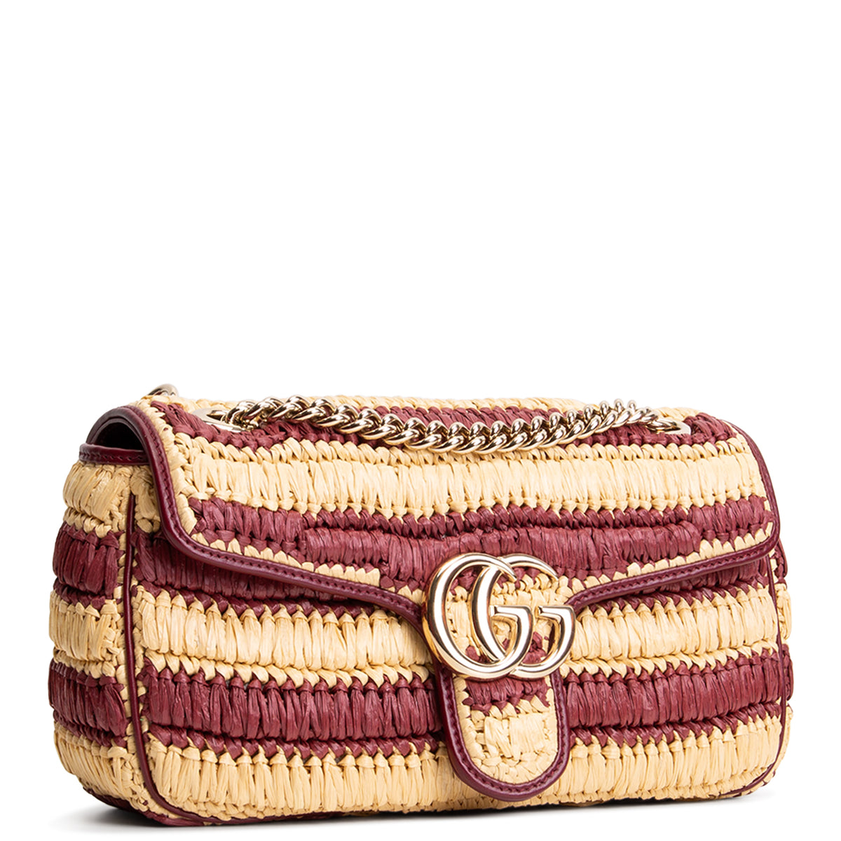 GUCCI GG Marmont 2.0 Raffia