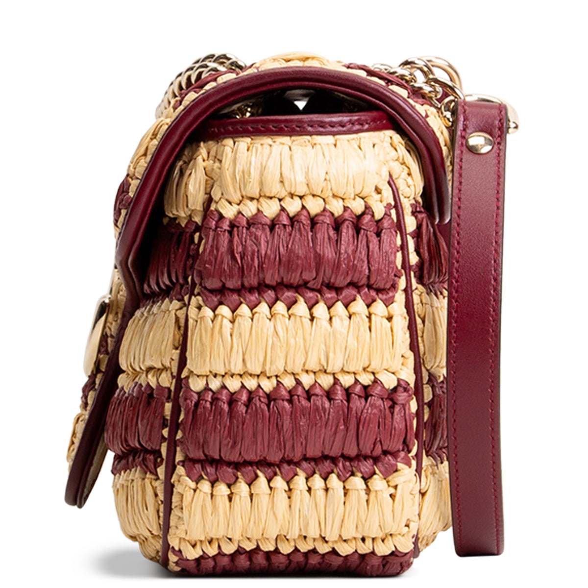 GUCCI GG Marmont 2.0 Raffia
