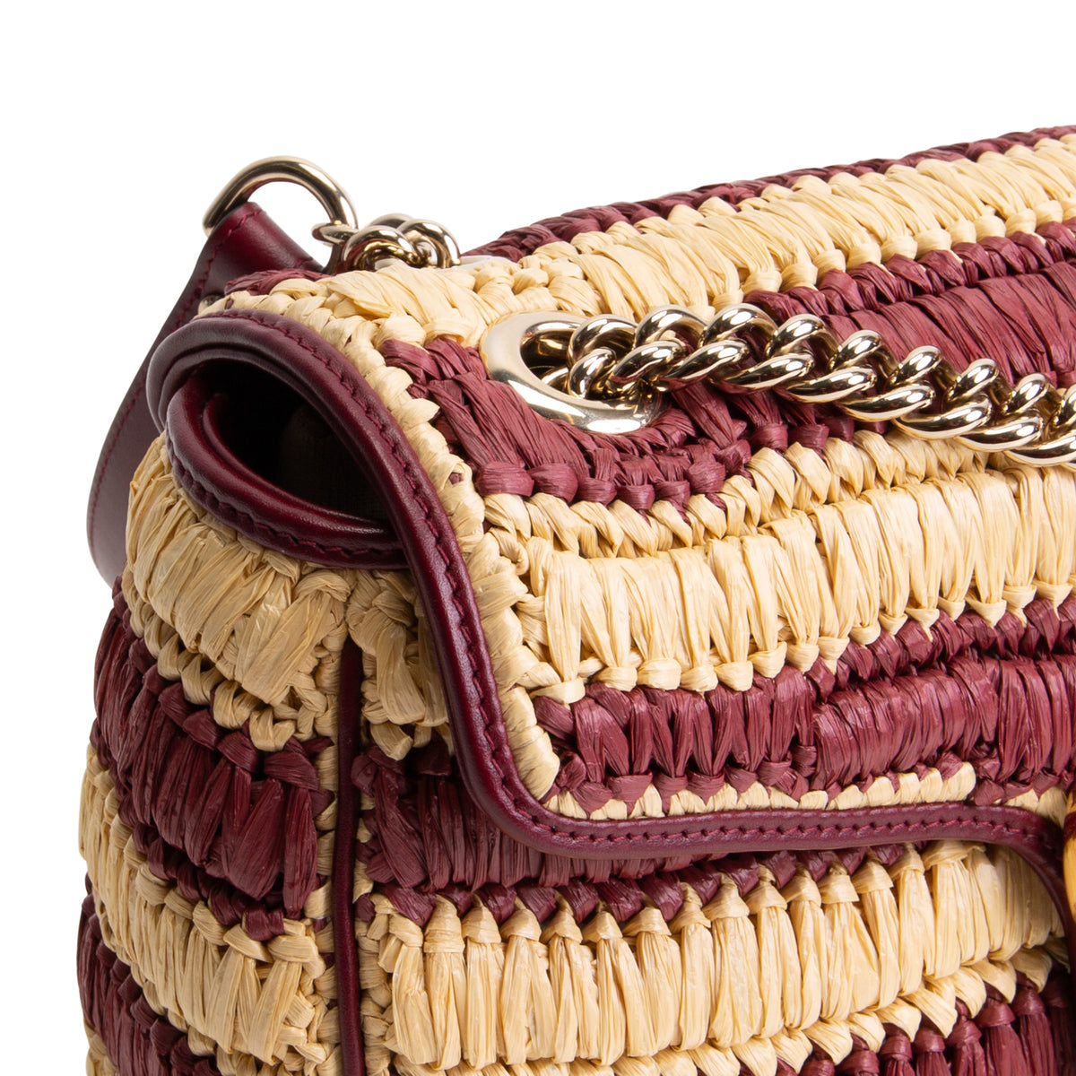 GUCCI GG Marmont 2.0 Raffia