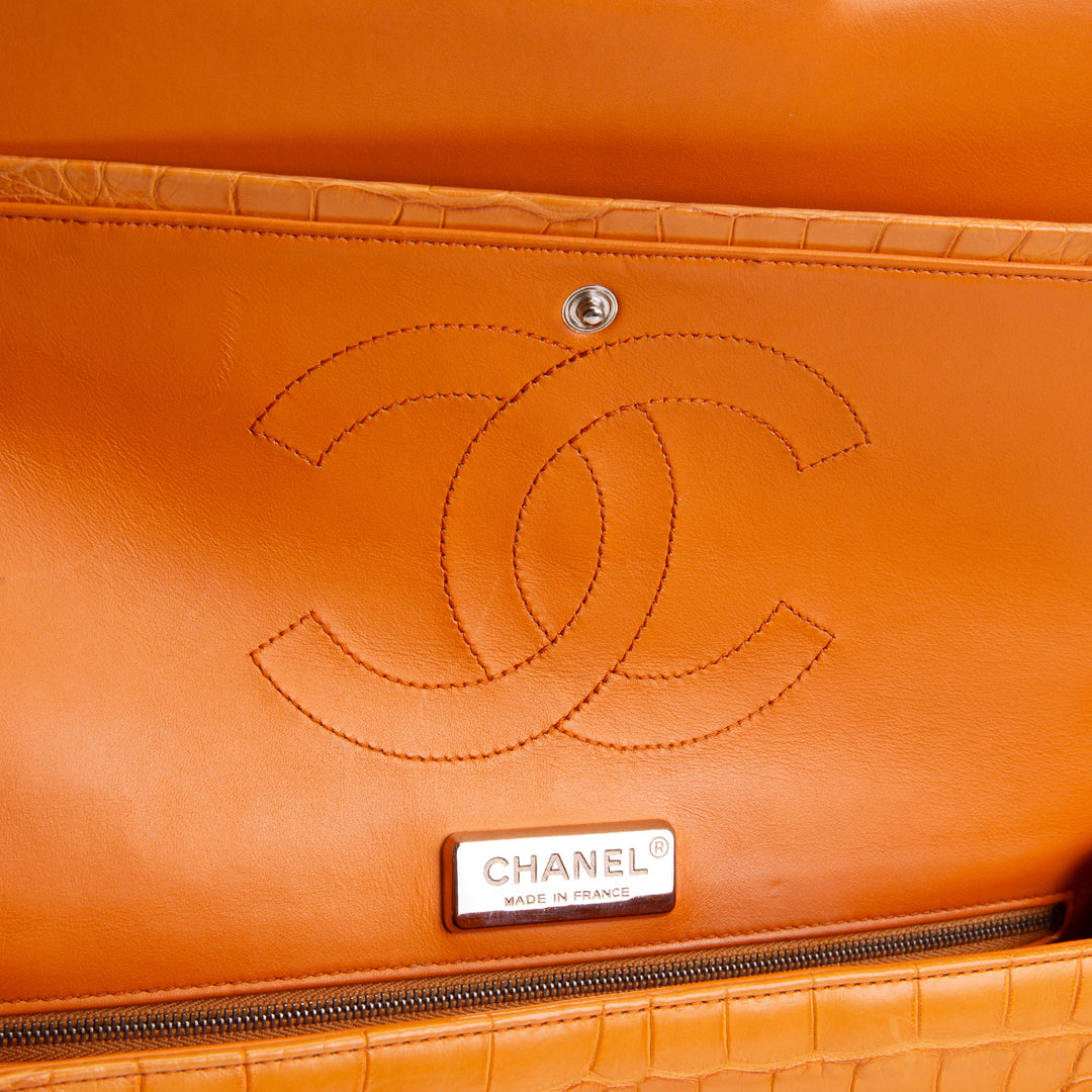 CHANEL Jumbo Double Flap Alligator