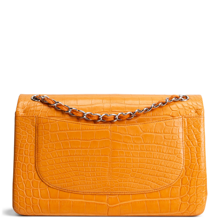 CHANEL Jumbo Double Flap Alligator