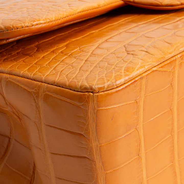 CHANEL Jumbo Double Flap Alligator