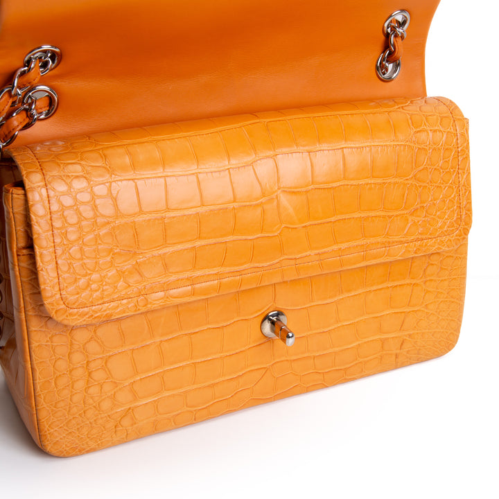 CHANEL Jumbo Double Flap Alligator