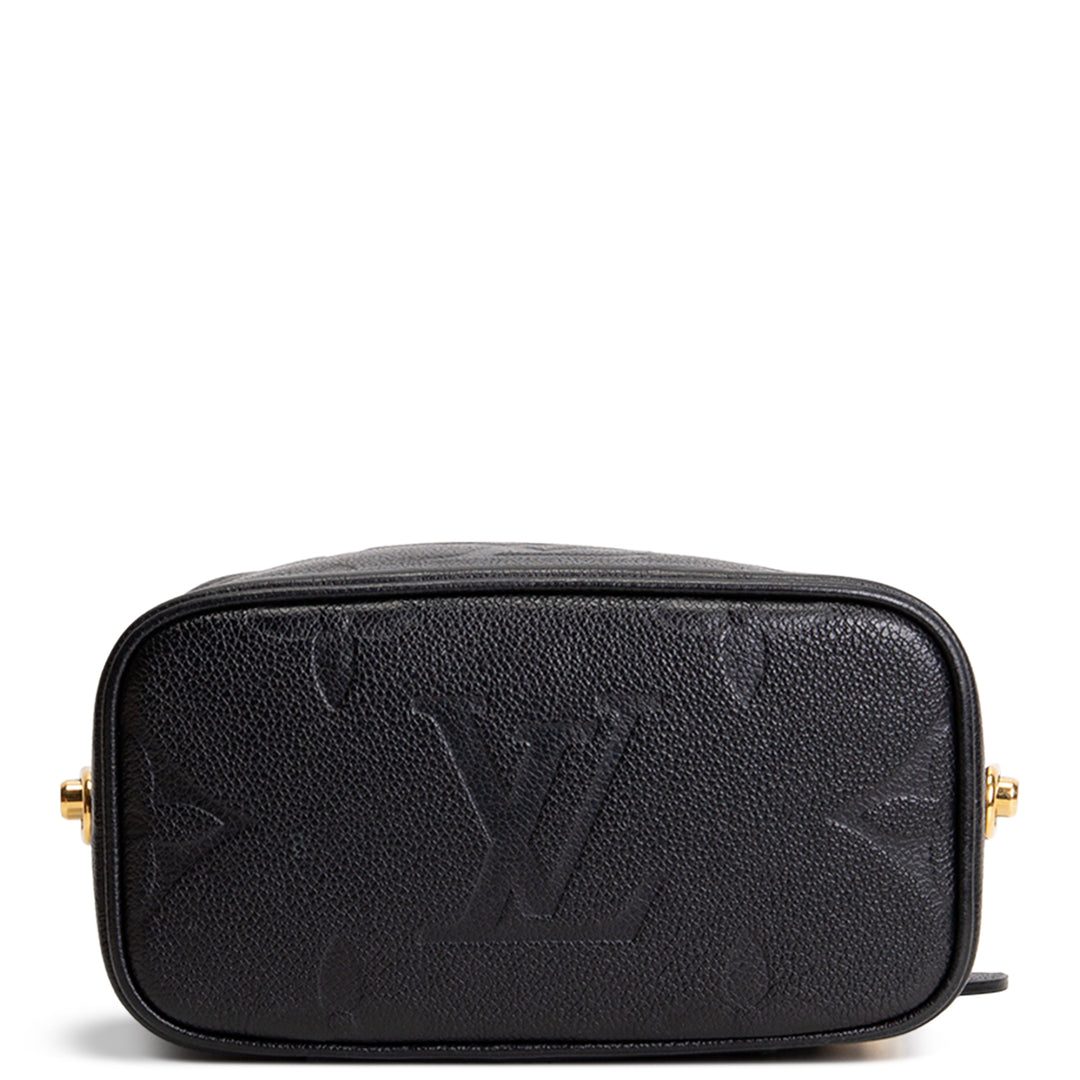LOUIS VUITTON Monogram Empreinte Vanity PM - Black