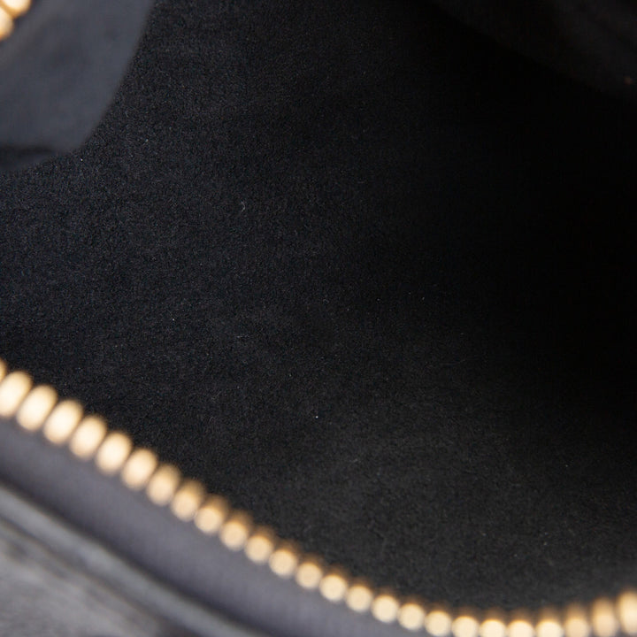 LOUIS VUITTON Monogram Empreinte Nano Speedy - Black