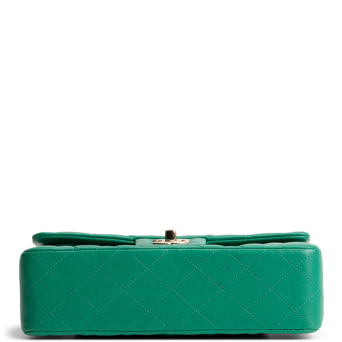 CHANEL Classic Small Lambskin Double Flap - Green